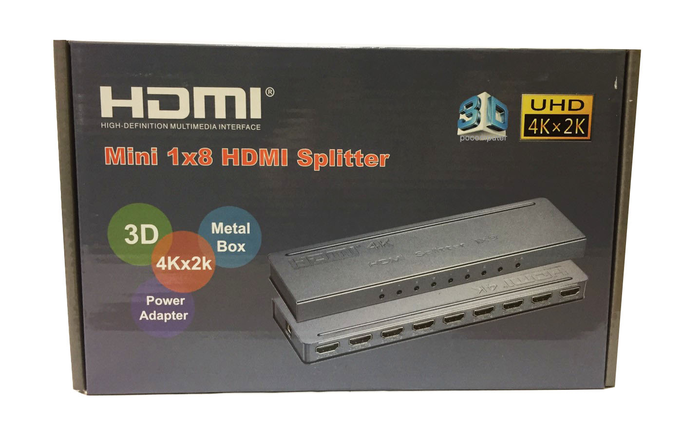 Mini 1x8 HDMI splitter