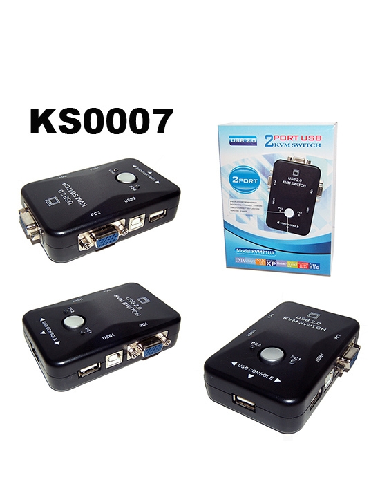 USB KVM Switch 2 Port