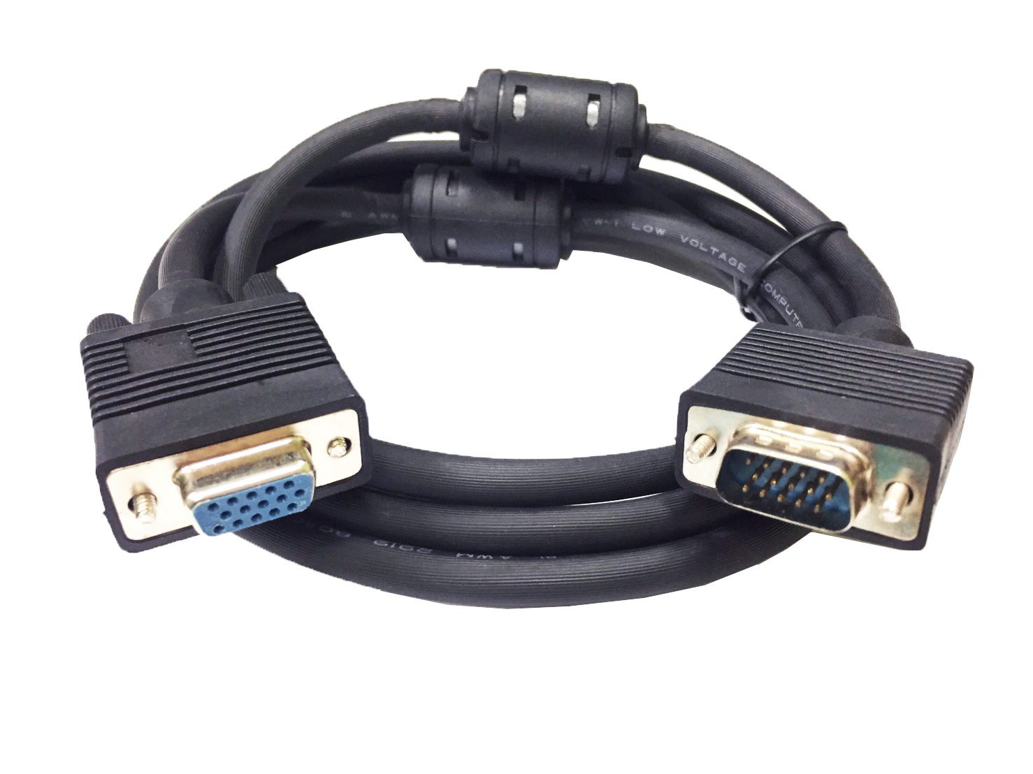 CABLE VGA DB15M/F สาย 3+4