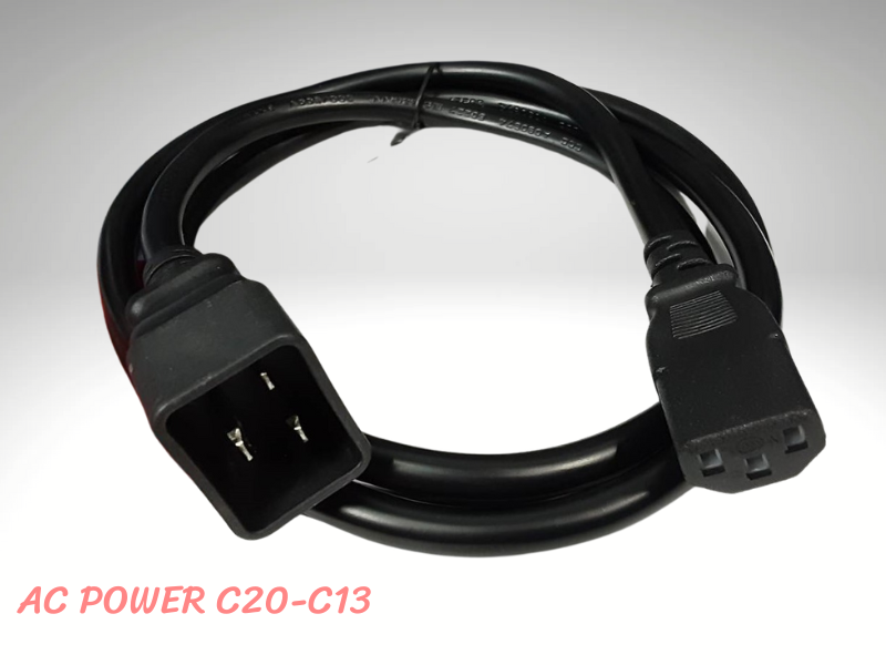 AC POWER CABLE C20-C13 สายใน 3x1.5mm. สายยาว 1.8เมตร