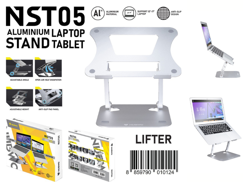 NUBWO ขาตั้งแล็ปท๊อป แท๊ปเล็ต ปรับองศาการวางได้ 180องศา รุ่น NST05-Lifter
