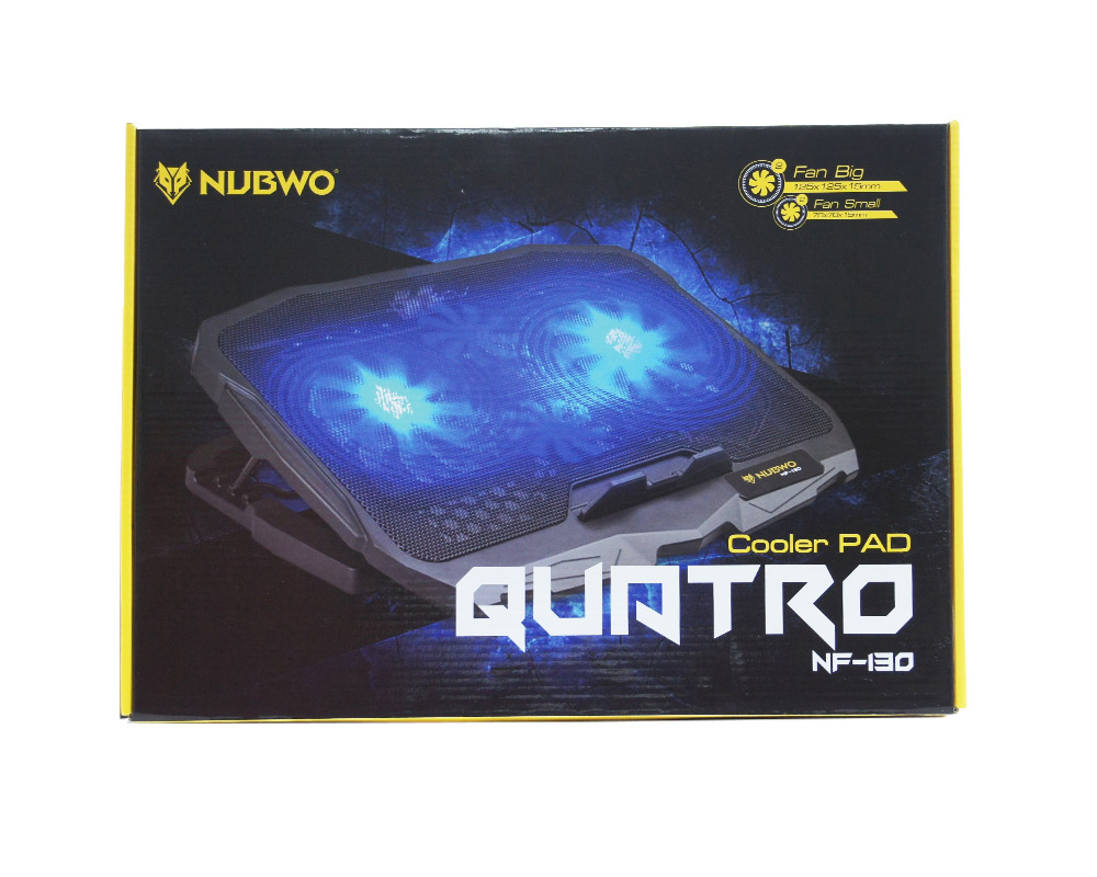 NUBWO NF130 พัดลมรองระบายความร้อนโน๊ตบุ๊คขนาด14-17นิ้ว NUBWO NF130 พัดลมรองระบายความร้อนโน๊ตบุ๊คขนาด14-17นิ้ว