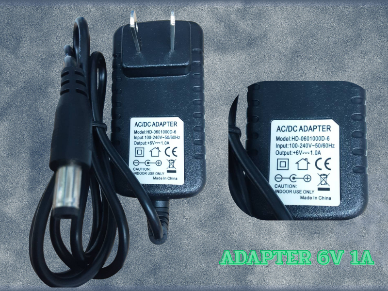 Power Adapter AC100-240V Output DC 6V 1A US Plug Power Adapter AC100-240V Output DC 6V 1A US Plug