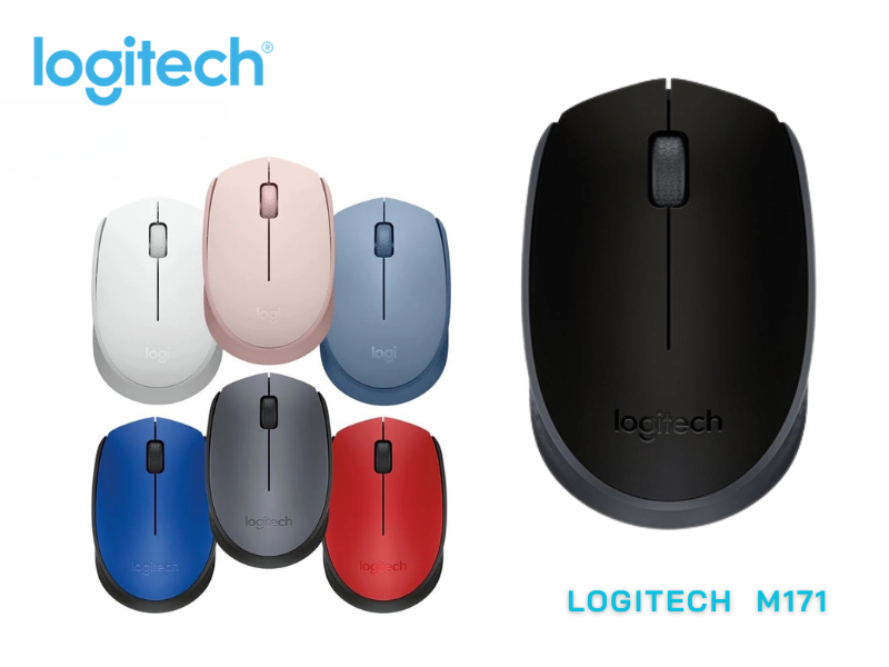 LOGITECH เมาส์ออฟติคอลไร้สาย รุ่น M171 คละสี LOGITECH เมาส์ออฟติคอลไร้สาย รุ่น M171 คละสี