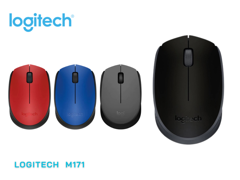 LOGITECH เมาส์ออฟติคอลไร้สาย รุ่น M171 คละสี LOGITECH เมาส์ออฟติคอลไร้สาย รุ่น M171 คละสี