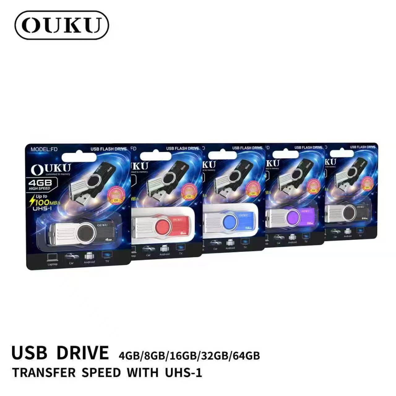 OUKU USB FLASH DISK 16GB แฟลชไดร์ฟเก็บข้อมูล-สำรองข้อมูล