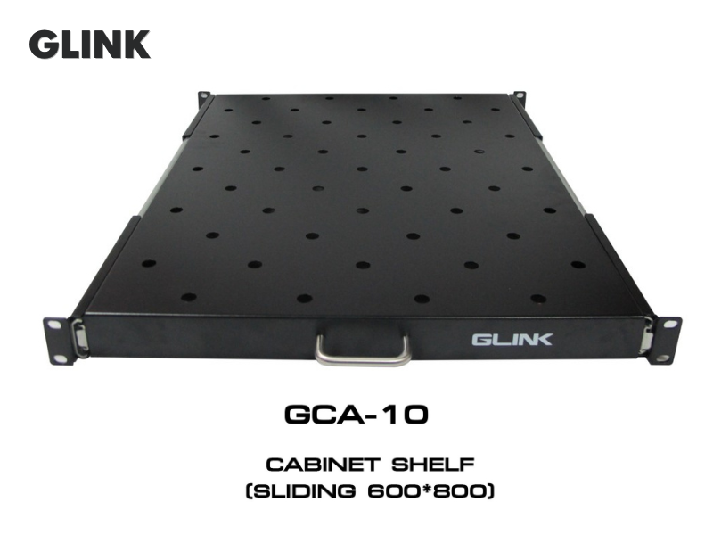 ถาดสไลด์สำหรับใส่ตู้แร็ค ตู้เซิร์ฟเวอร์ขนาด 19″ GLINK รุ่น GCA-10