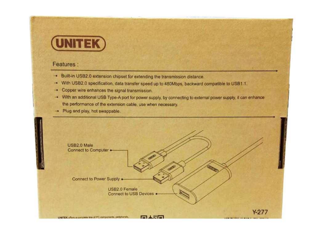 UNITEK USB EXTENSION