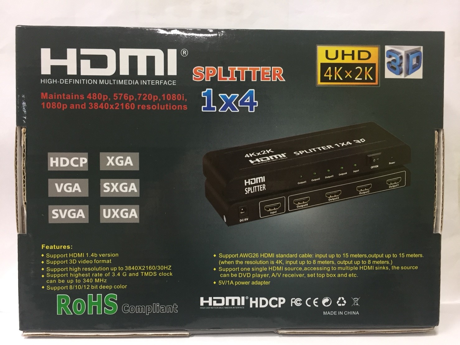 HDMI Splitter 1X4