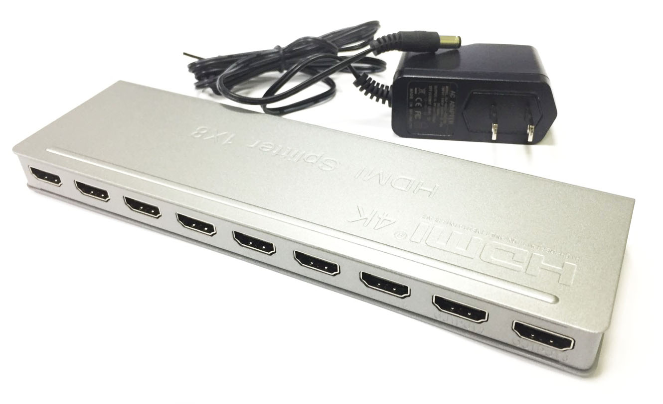 Mini 1x8 HDMI splitter