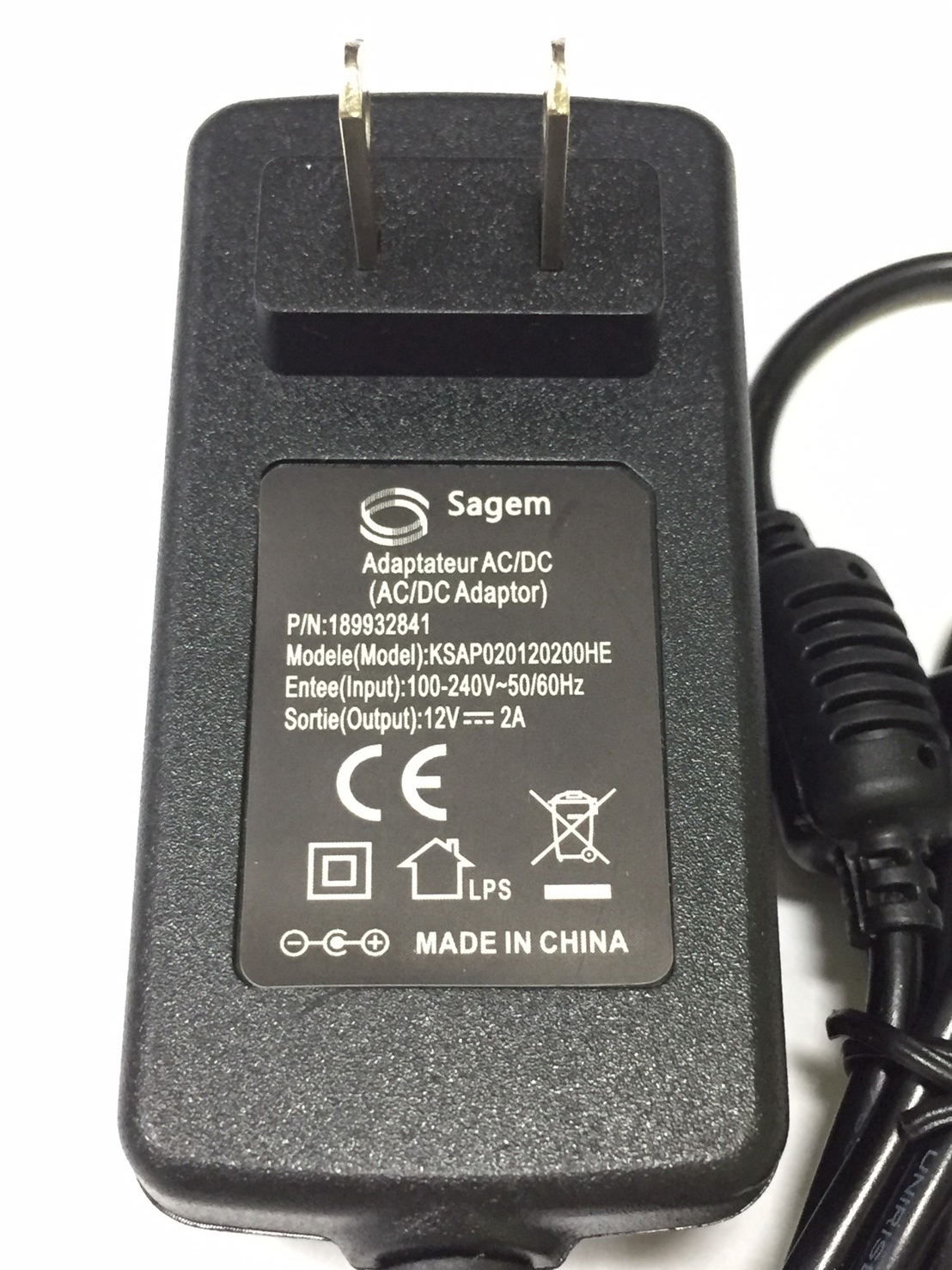 ADAPTER 12V 2A