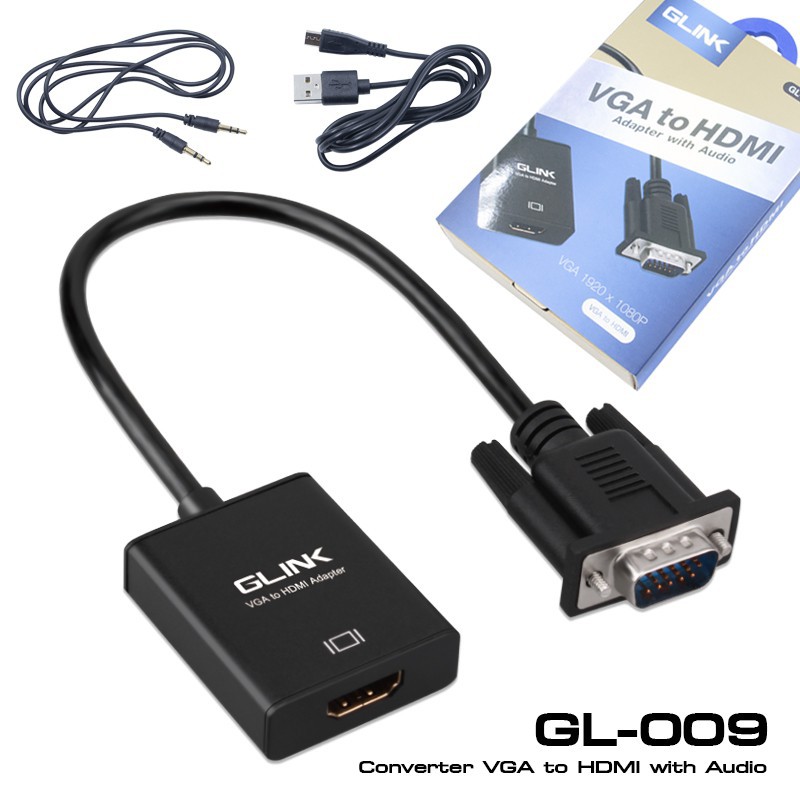 VGA to HDMI with Audio