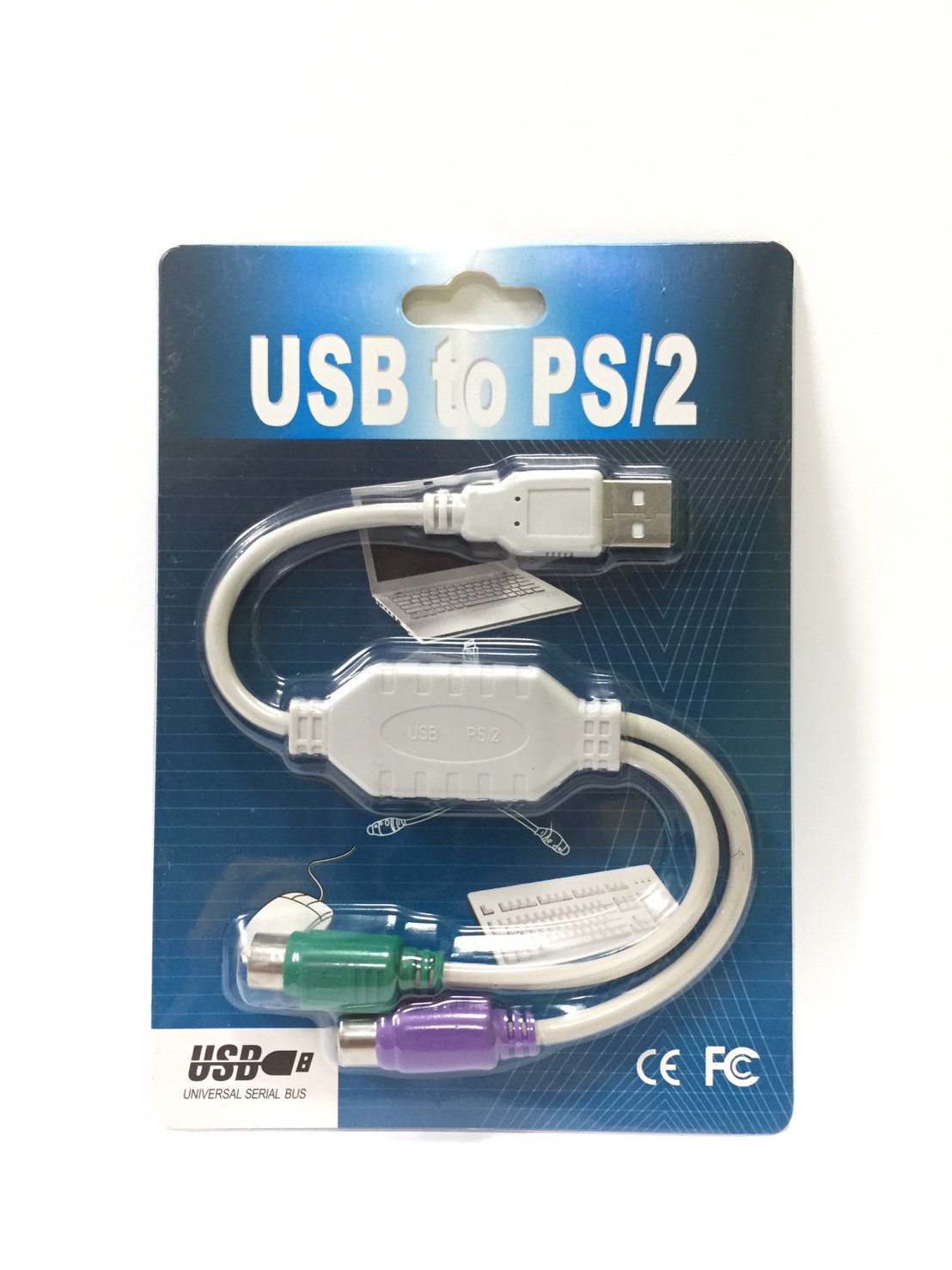 USB TO Y-PS/2 Adapter