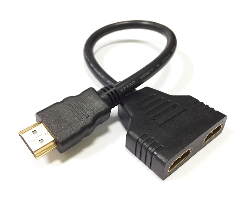 Y-HDMI 1M/2F 30cm