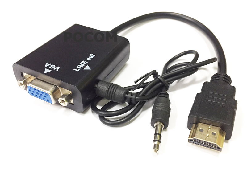 HDMI to VGA+Audio