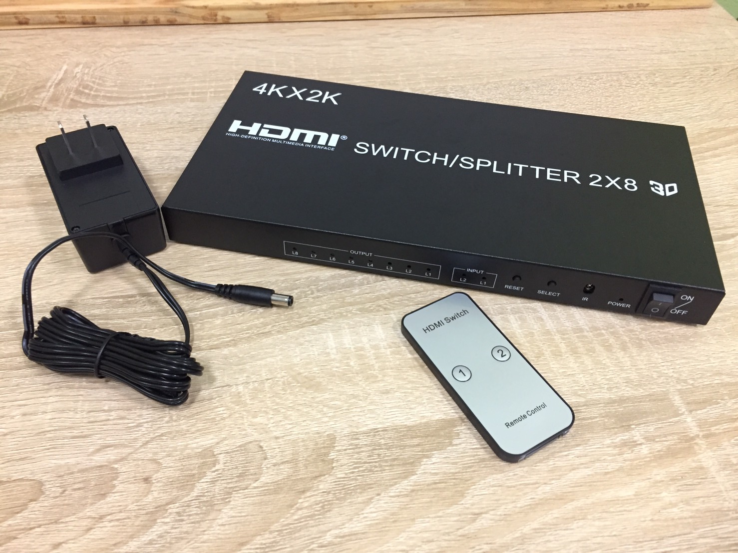 HDMI Switch/Splitter 2x8