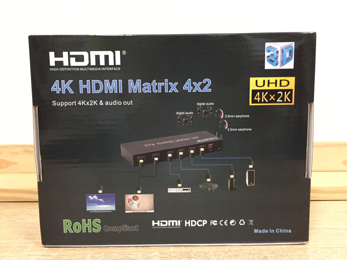 4K HDMI Matrix 4x2