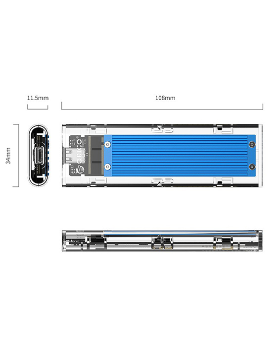 M.2 SSD Enclosure M.2 SSD Enclosure