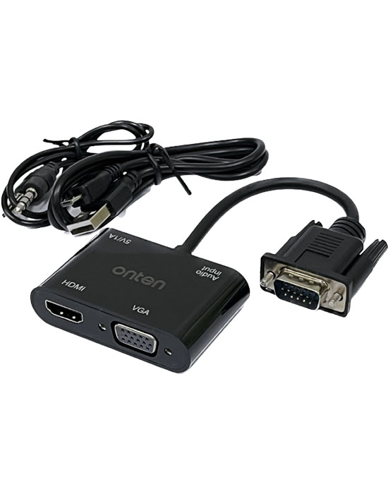 VGA to HDMI+VGA