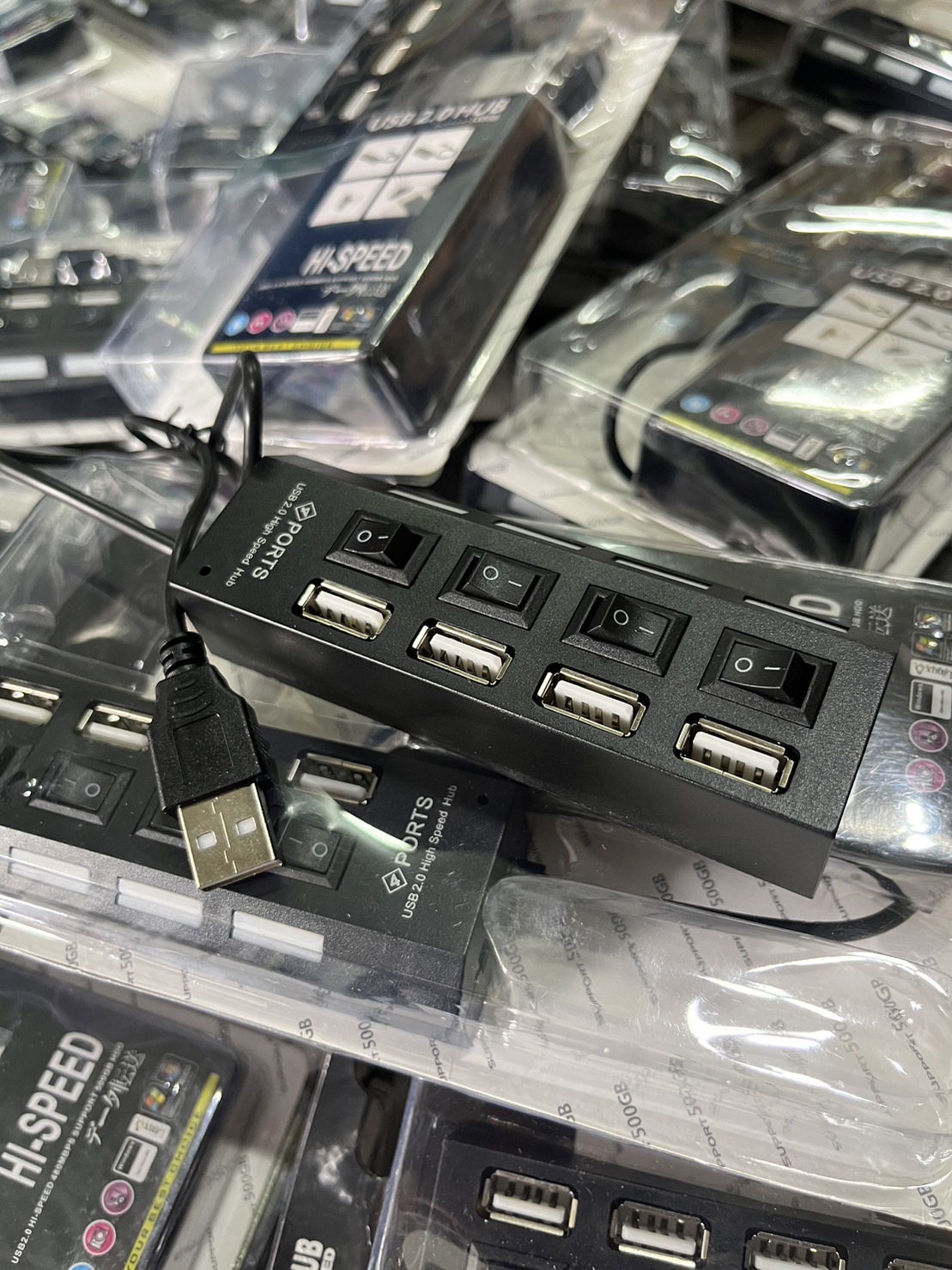 USB2.0 hub 4 พอร์ต