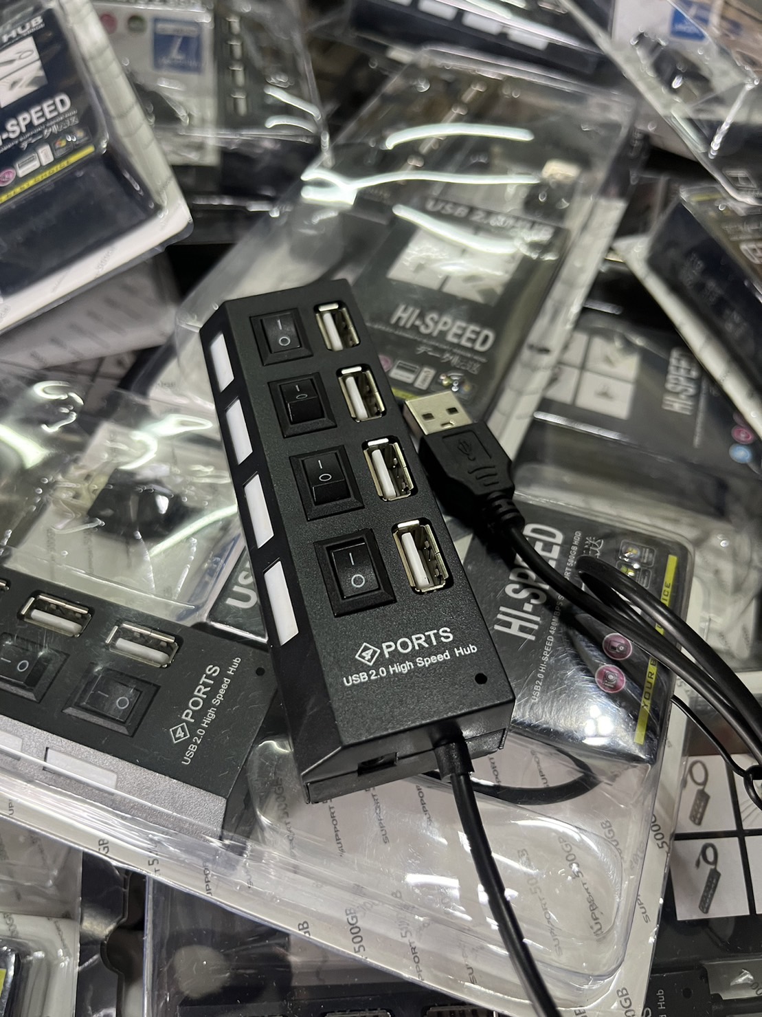 USB2.0 hub 4 พอร์ต