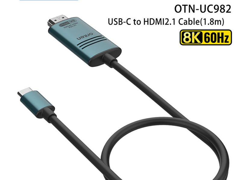 ONTEN CABLE USB TYPE-C TO HDMI 8K