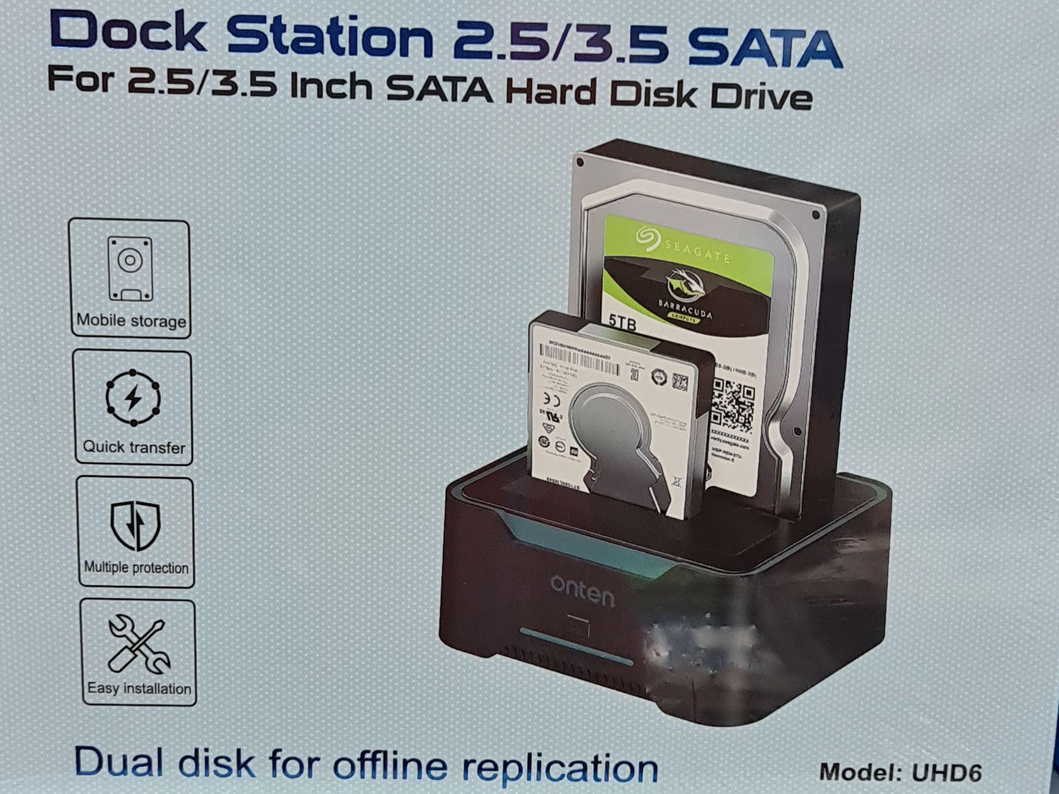 ONTEN DOCK STATION 2.5/2.5 SATA