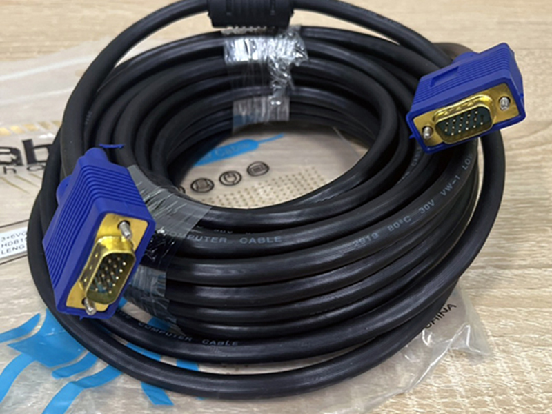 CABLE VGA DB15M/M สาย3+6