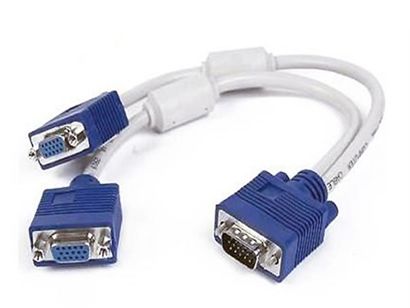 CABLE Y-VGA DB15M TO DB15F