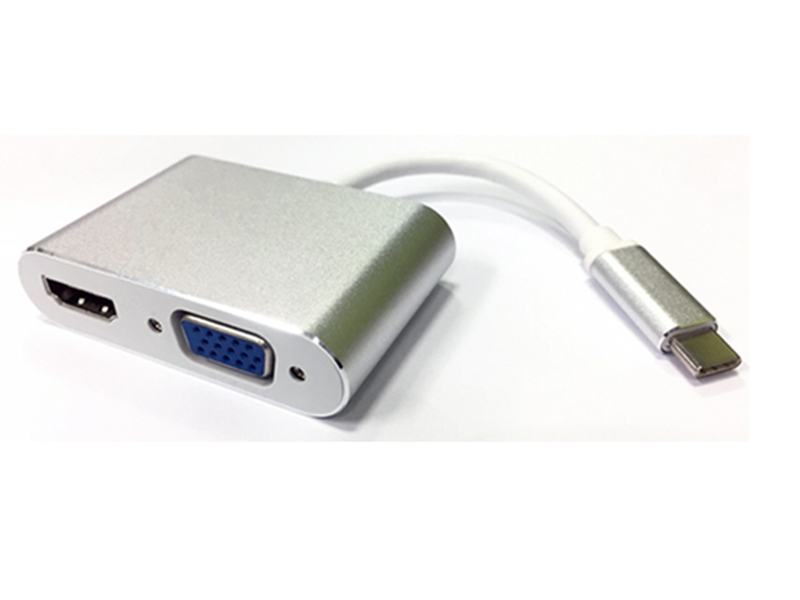 Type-C to HDMI+VGA