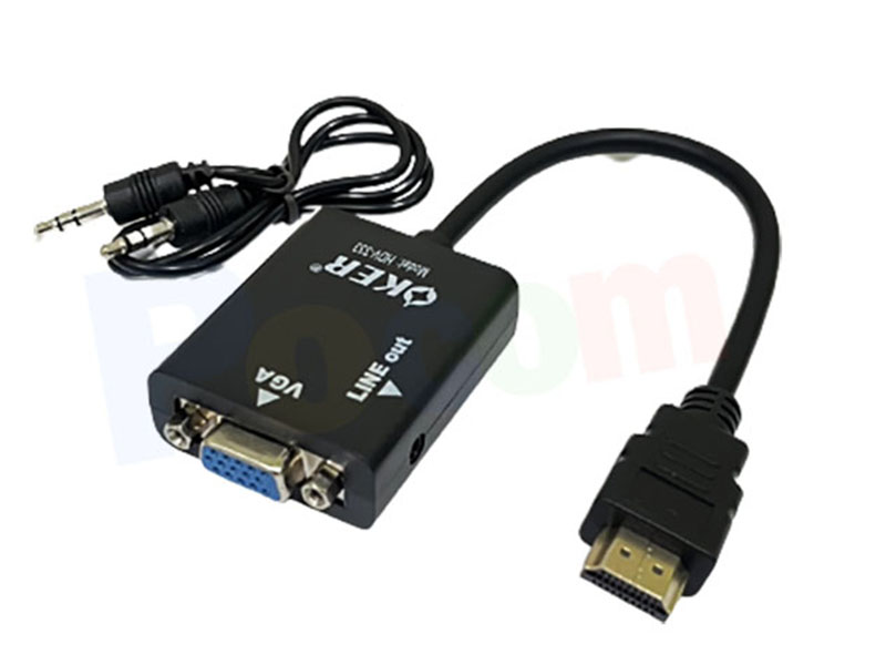 HDMI to VGA+Audio