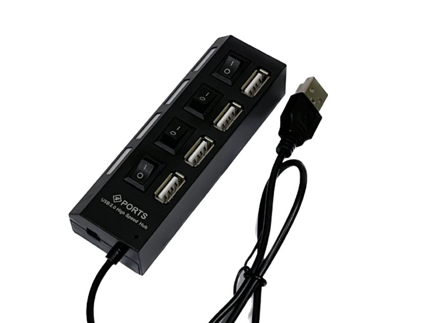 USB2.0 hub 4 พอร์ต