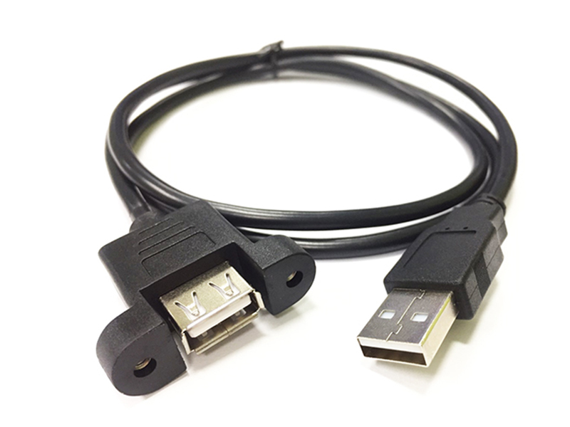USB2.0 AM/AF 1.5M น็อตยึด
