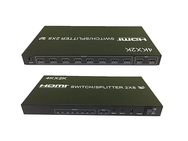 HDMI Switch/Splitter 2x8