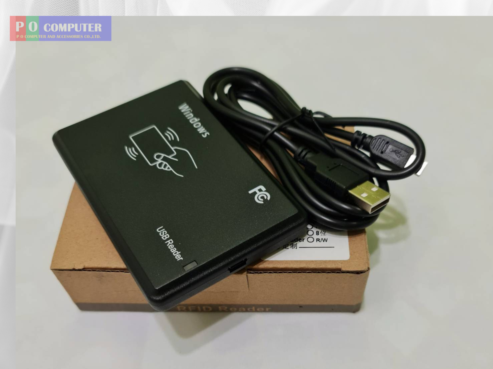 CA-0004 EM4100 RFID USB Card Reader 125KHz ครื่องอ่านบัตร RFID CA-0004 EM4100 RFID USB Card Reader 125KHz ครื่องอ่านบัตร RFID