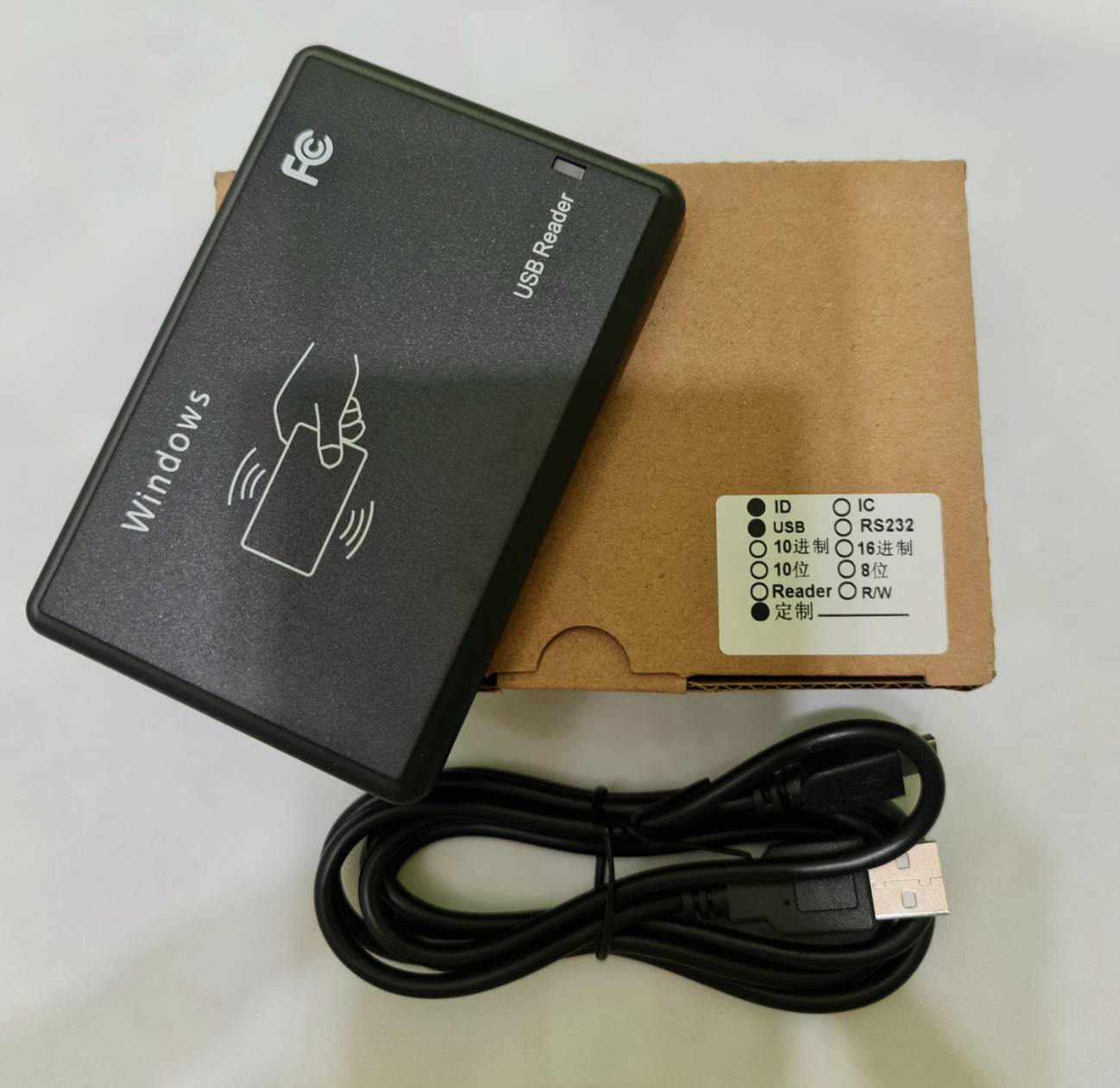 CA-0004 EM4100 RFID USB Card Reader 125KHz ครื่องอ่านบัตร RFID CA-0004 EM4100 RFID USB Card Reader 125KHz ครื่องอ่านบัตร RFID