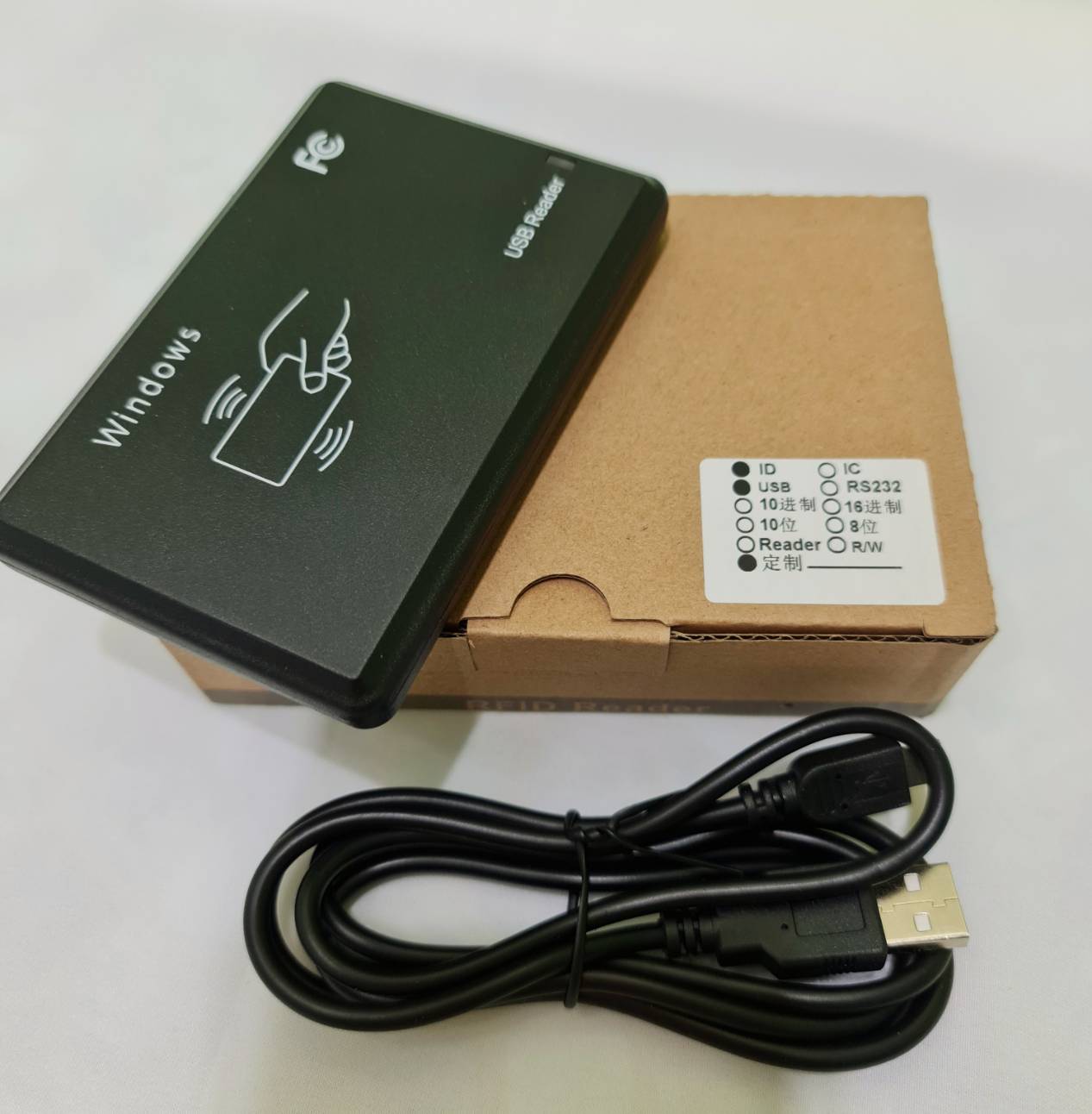 CA-0004 EM4100 RFID USB Card Reader 125KHz ครื่องอ่านบัตร RFID CA-0004 EM4100 RFID USB Card Reader 125KHz ครื่องอ่านบัตร RFID