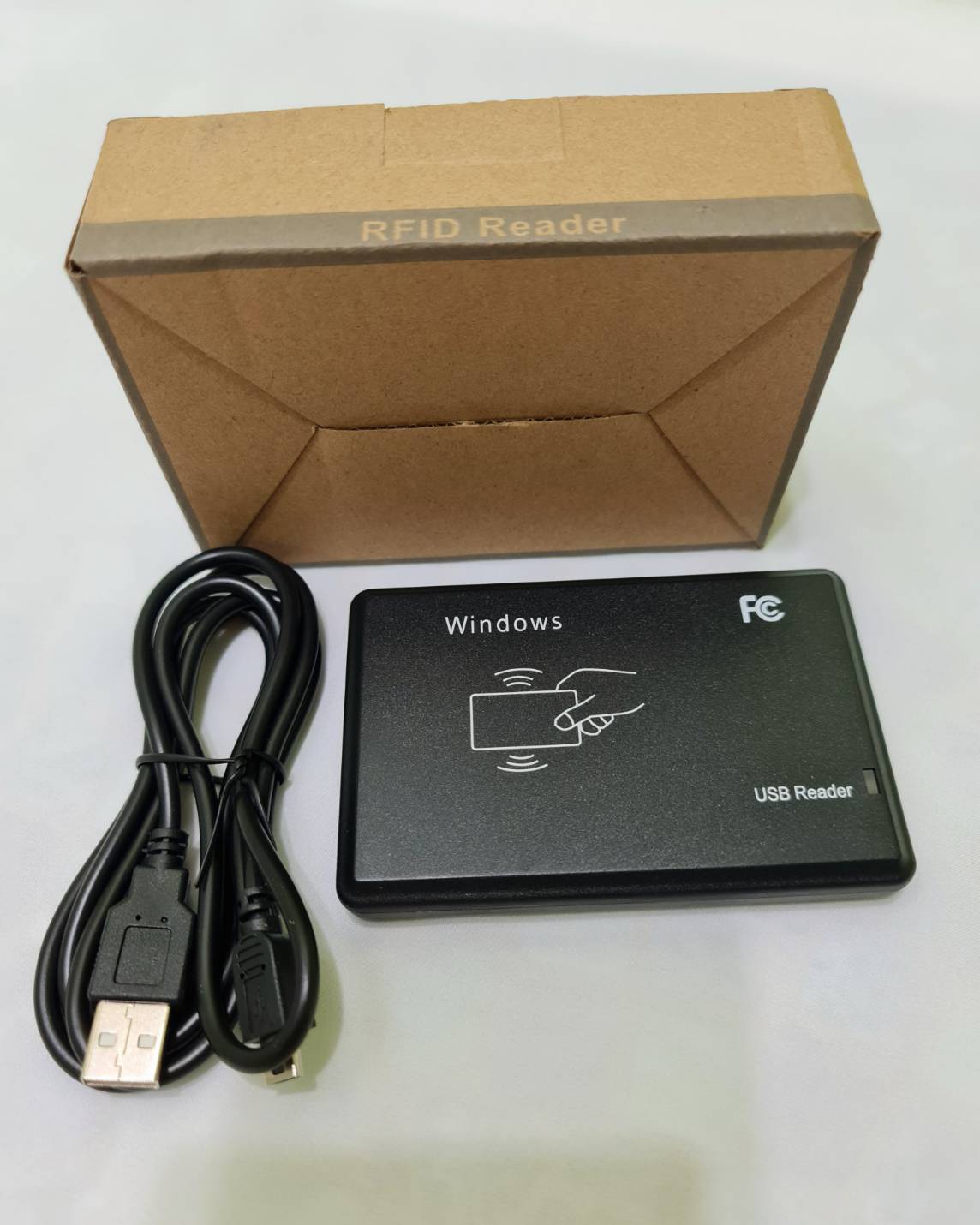 CA-0004 EM4100 RFID USB Card Reader 125KHz ครื่องอ่านบัตร RFID CA-0004 EM4100 RFID USB Card Reader 125KHz ครื่องอ่านบัตร RFID