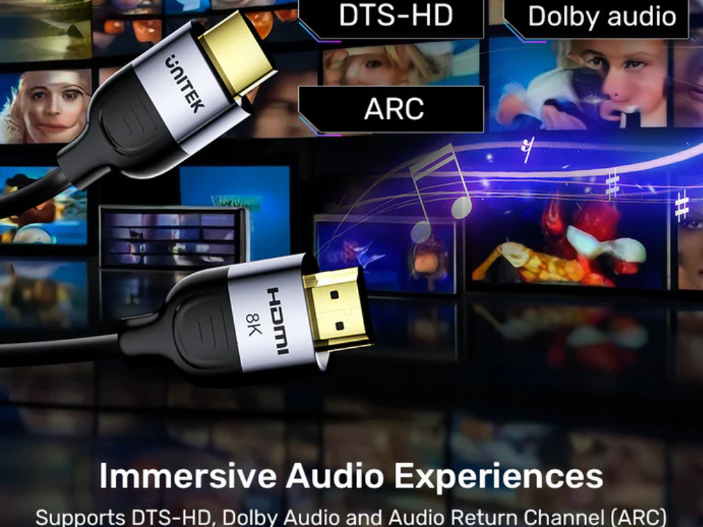 UNITEK HDMI V2.1 8K@60Hz.,4K@120Hz. สายยาว 5เมตร UNITEK HDMI V2.1 8K@60Hz.,4K@120Hz. สายยาว 5เมตร