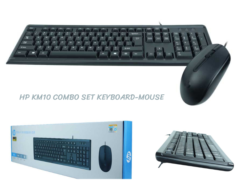 HP KM10 COMBO SET USB KEYBOARD + USB MOUSE HP KM10 COMBO SET USB KEYBOARD + USB MOUSE