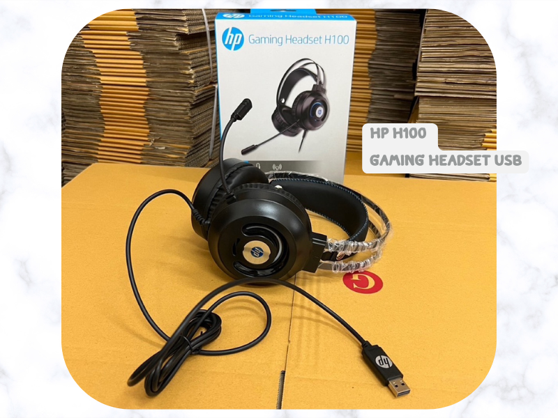 HP H100 GAMING HEADSET USB หูฟังคาดหัว+ไมค์