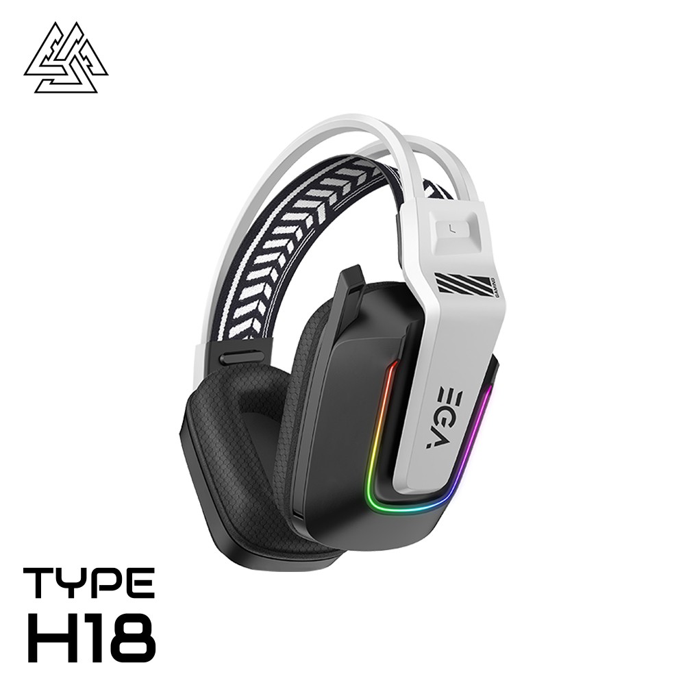 EGA H18 Gaming Headphone 3-IN-1 [USB-C, Wireless, Bluetooth]