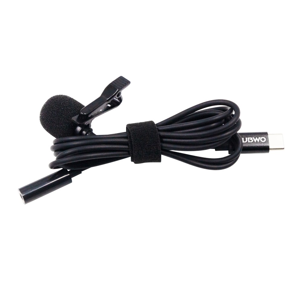 NUBWO ไมค์ไลฟ์สด ไมค์โครโฟนแบบหนีบปกเสื้อ แจ๊คเสียบแบบ USB-C NUBWO ไมค์ไลฟ์สด ไมค์โครโฟนแบบหนีบปกเสื้อ แจ๊คเสียบแบบ USB-C