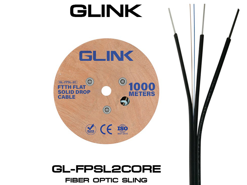 GLINK สาย Fiber Optic 2 CORE มีสลิง 1000 เมตร BY BILLIONAIRE SECURETECH