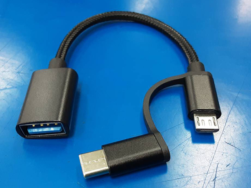 หัวแปลงสายชาร์จมือถือ จาก USB3.0  ไปเป็นหัว USB-C / MICRO