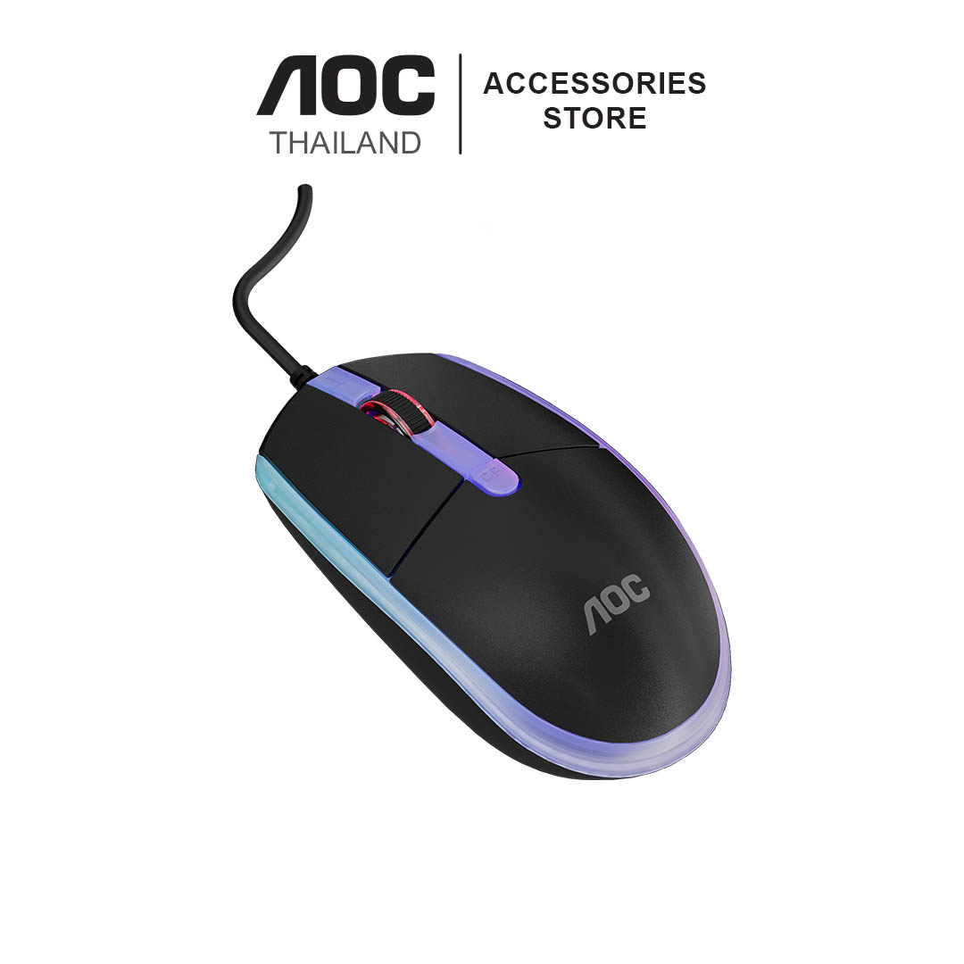 AOC เมาส์เกมส์มิ่ง รุ่น GM170 GAMING MOUSE ทรงสวย จัดแน่น