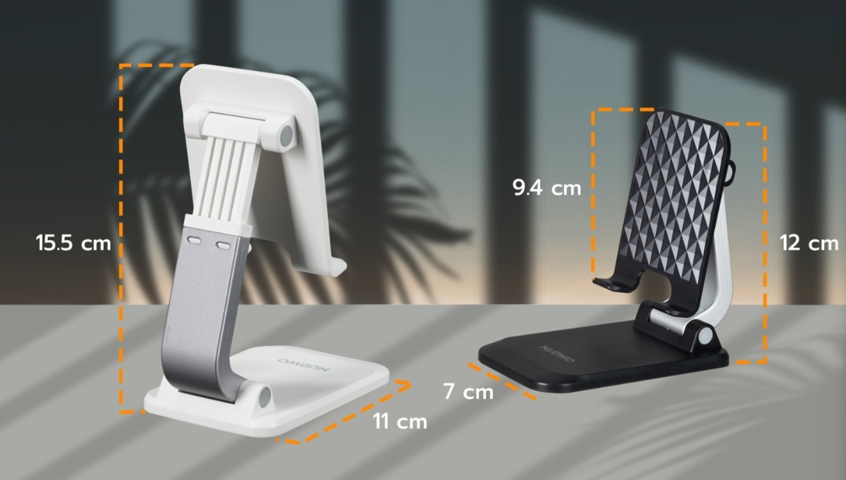 Nubwo NST04 Smartphone Tablet Holder เเท่นวางมือถือสีขาว สีดำ Nubwo NST04 Smartphone Tablet Holder เเท่นวางมือถือสีขาว สีดำ