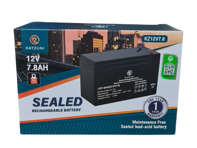 แบตเตอรี่ 12V 7.8AH KATZUNI รุ่น KZ12V7.8AH