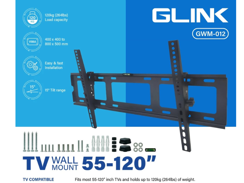 Glink GWM-012 ขาแขวนทีวีติดผนัง ทีวีขนาด 55 Glink GWM-012 ขาแขวนทีวีติดผนัง ทีวีขนาด 55