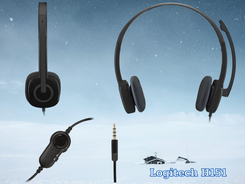 Logitech H151 หูฟัง Stereo On-Ear Headset Black แจ๊ค 3.5mm. Logitech H151 หูฟัง Stereo On-Ear Headset Black แจ๊ค 3.5mm.
